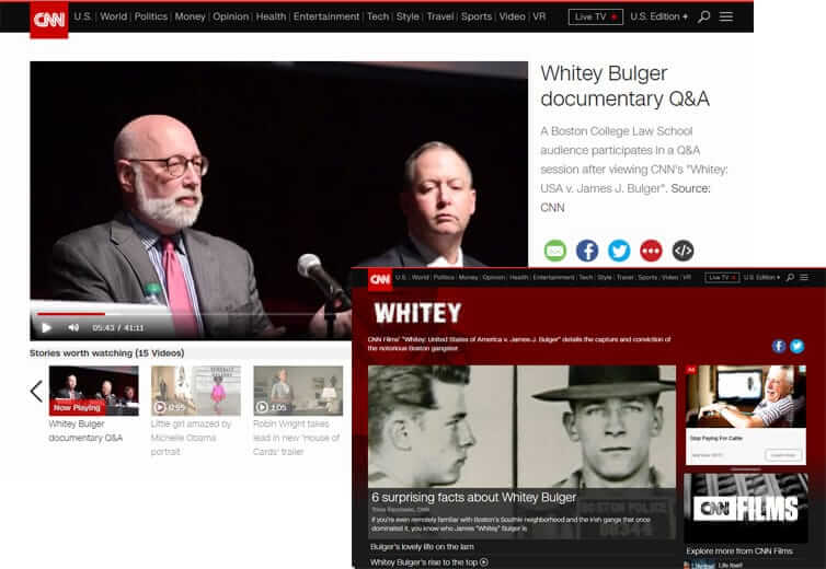 CNN web page image of JW Carney Jr.